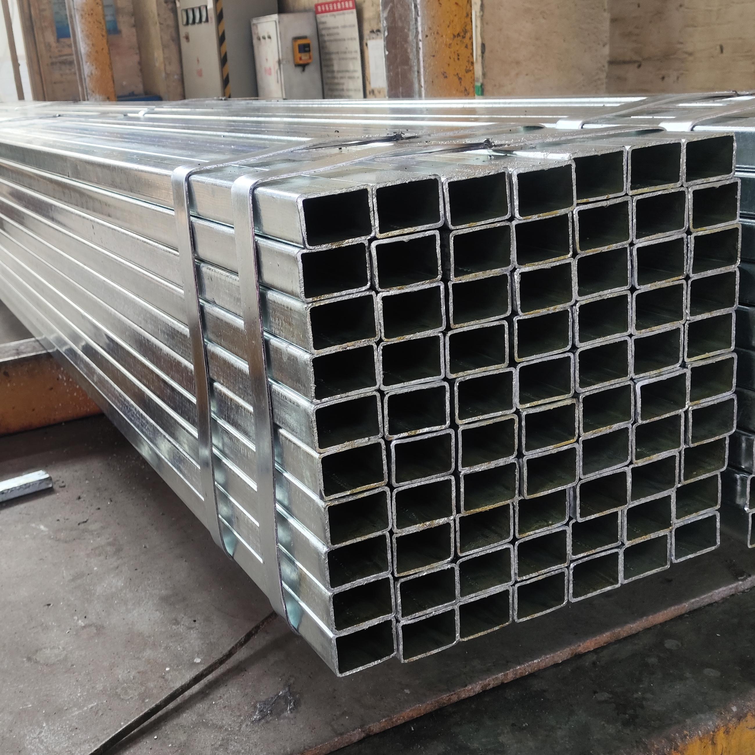 galvanized square and rectangular steel pipe